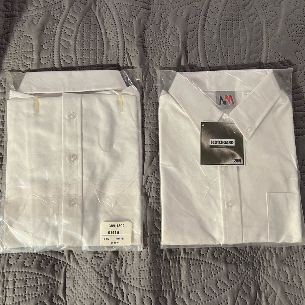 New Moves Girls Button Down Shirt 2 Pack
